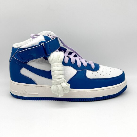 Nike Shoes - Nike Womens Air Force 1 Mid Shoes Sz 10.5 Military Blue Doll New DX3721-100